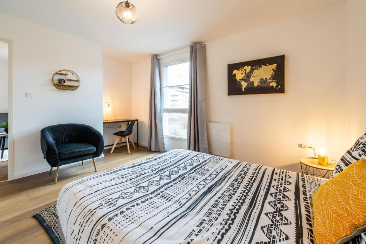 ☆Le Soleil De La Fonderie☆Fibre Parking☆Pmr☆Rbnb☆ Apartment มูลูส ภายนอก รูปภาพ